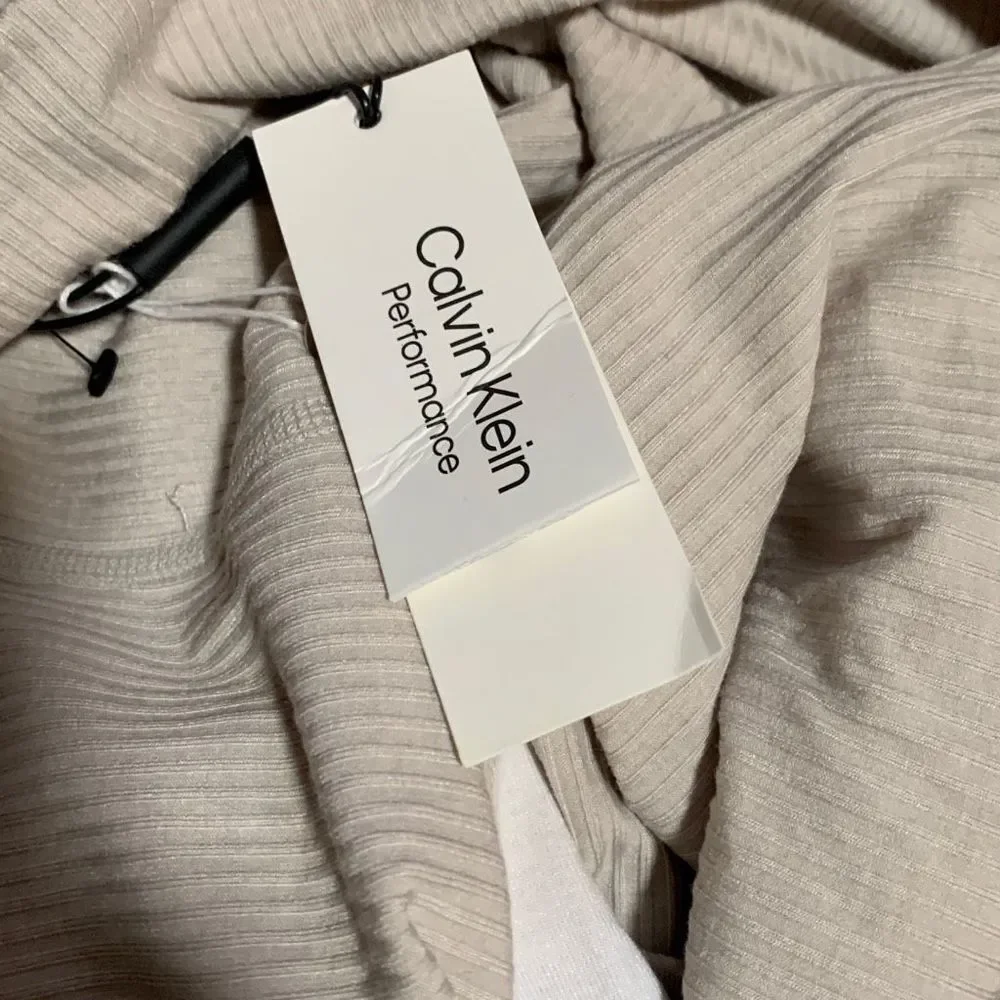 Calvin Klein, Skort/Skirt/Shorts, Off White Almost Tan, Large, NWT.